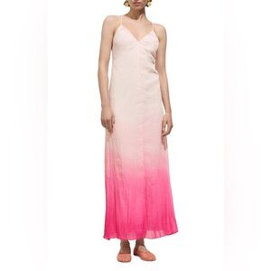 Mango dress Pink Ombré Maxi Sundress MANGO NWT size medium